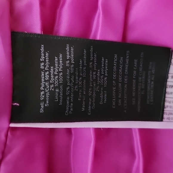 High Sierra Women's Insulated Heathered  Pink Zip Up Quilted Bomber Jacket Sz XL - Picture 11 of 15